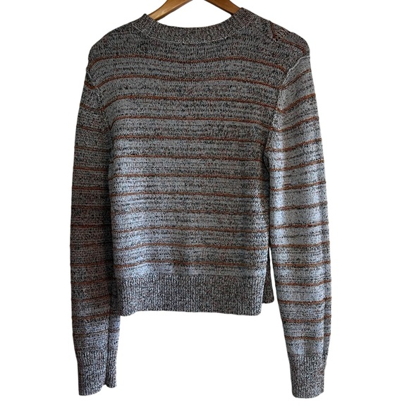Free people open chevron knit cotton blend sweater size M excellent condition - Picture 10 of 16